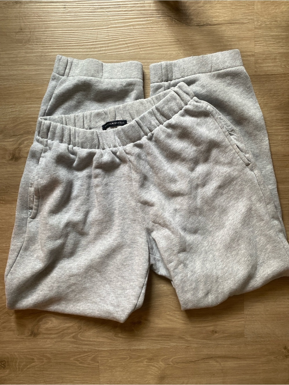 Brandy Melville Light Gray Cozy Joggers